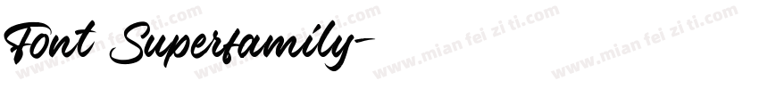 Font Superfamily字体转换